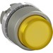 Drukknop frontelement Drukknoppen / P9M ABB Componenten Verlichte drukknop niet terugverend geel Verhoogde drukknop 1SFA184503R9103
